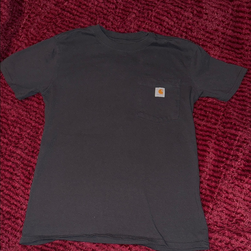 Carhartt Boys Black Pocket Tee
